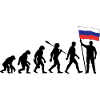 Russland - Evolution - Flagge - Nation