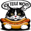 Hotdog Katze
