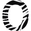 Letter o zebra