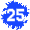 25 blobs
