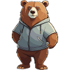 Comic Bear - Animal Design