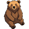 Orso carino - Disegno animale