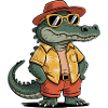 Alligator Funny Summer