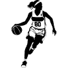 Basketball Woman - Sport Design