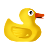 Cute rubber duck