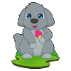Glace gaufrée pour chien