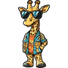 Giraffe Cool Sommer