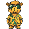 Kamel Comic Cool Sommer