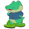 Crocodile Groom Jacket Wedding