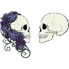 TULIP SKULL COUPLE