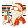 Christmas Beer Fox