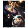 Söt, Katt, Meme, Yttre rymden, Galaxen, Rymden, Astrologi