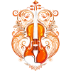 Violin Comic Art