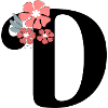 Minimalistischer Blumenbrief