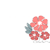 Minimalist Flower Letter