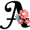 Minimalistischer Blumenbrief