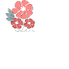 Minimalist Flower Letter