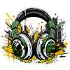 Headphones music dj equipment