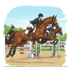 Hoch hinaus: Faszination Springreiten