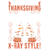Turkey Thanksgiving Skeleton Thanksgiving Xray