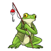 Grenouille Pêcheur Pêche