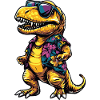 Dinosaure T-Rex Cool Summer