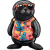 Seal Animal Cool Summer