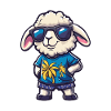 Sheep Comic Cool Summer
