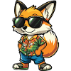 Fuchs Comic Cool Sommer