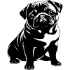 Mops Pug - Pet Dog Sticker