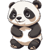Panda mignon - Conception d’animaux