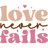 love never fails