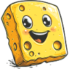 Laughing Cheese Cartoon