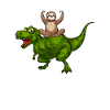 Funny Dinosaur Sloth Funny Dino