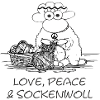 love peace & sockenwoll - Hippie-Schaf