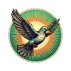 A dove bringing hope