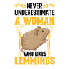 Lemming Vole Woman with Lemming