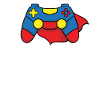 Halloween-Videospiel-Controller-Superhelden-Gamer