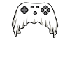 Halloween-Videospiel-Controller Ghost Gamer