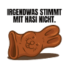Hasi Ostern Schokohase lustig