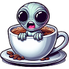 Alien Coffee Lover Caffeine Shock