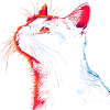 Cats Sketch 90s Look