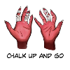 Climbing hands devil