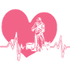 Fréquence cardiaque du soignant