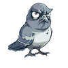 Grumpy Dove Comic Style