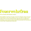 Feuerwehrfrau Feuerwehr Firefighter Definition