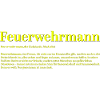 Feuerwehrmann Feuerwehr Firefighter Definition