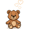 Teddybaer Comic Love