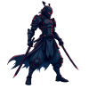 Cyber Samurai Warrior Illustration