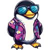 Penguin Comic Cool Summer